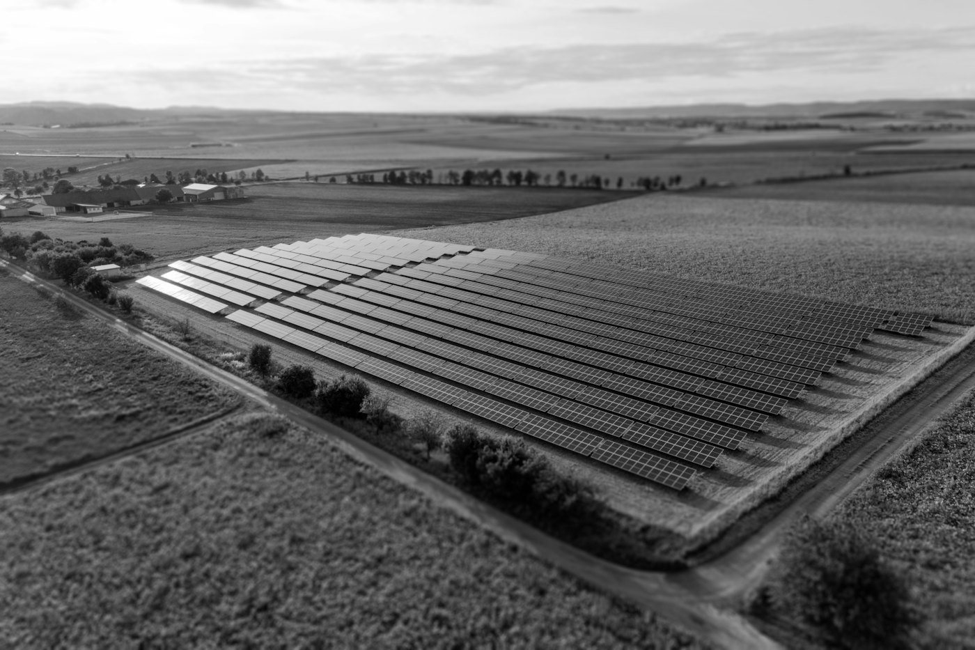 Utility-scale solar park